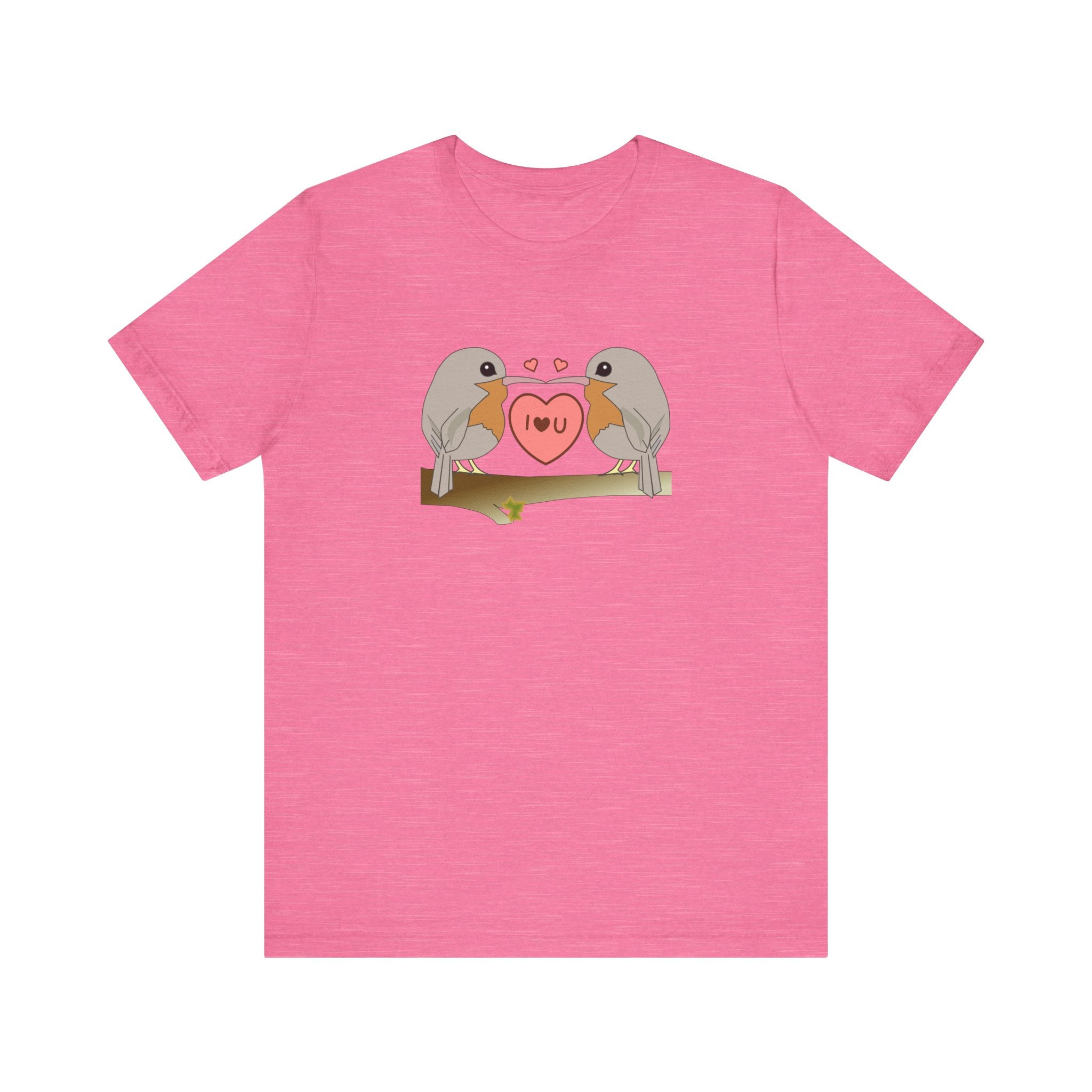 Robins in love Unisex Jersey Short Sleeve Tee