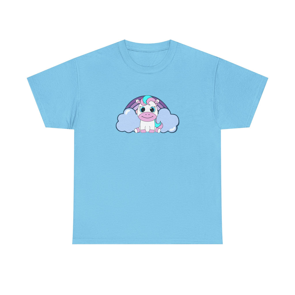 Kawaii Pony T-Shirt - Cute Horse Graphic Tee, Animal Lover Gift - Pastel Colors Shirt