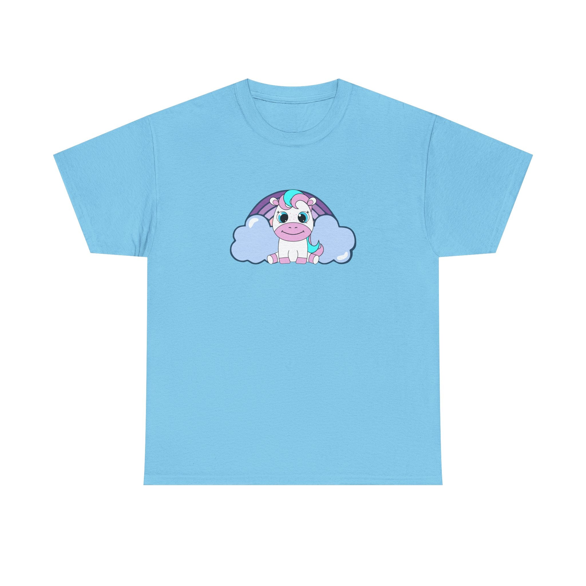 Kawaii Pony T-Shirt - Cute Horse Graphic Tee, Animal Lover Gift - Pastel Colors Shirt