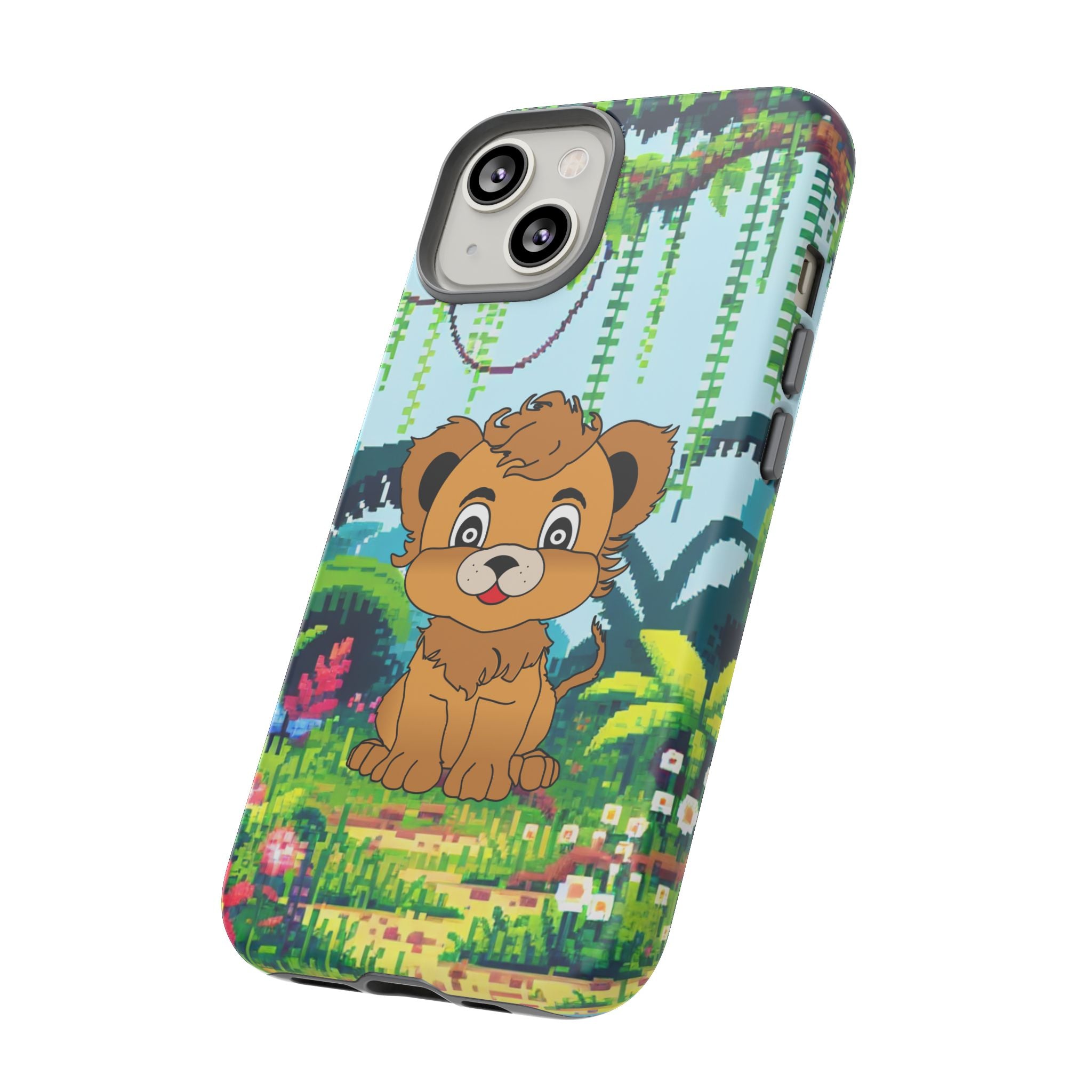 Cute Lion in the Jungle Tough Cases