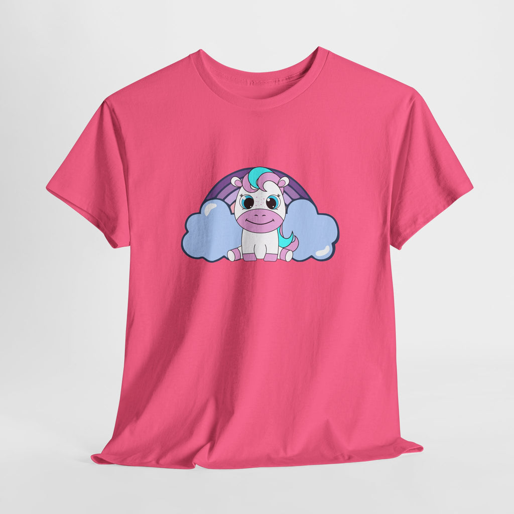 Kawaii Pony T-Shirt - Cute Horse Graphic Tee, Animal Lover Gift - Pastel Colors Shirt