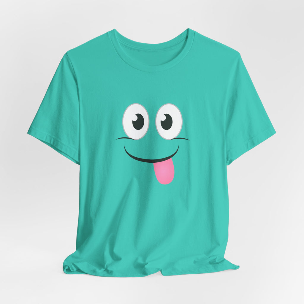 Yum Smile T-Shirt, Cute Graphic Tee, Food Lover Gift, Unisex Top, Funny Saying Shirt, Short Sleeve Tee