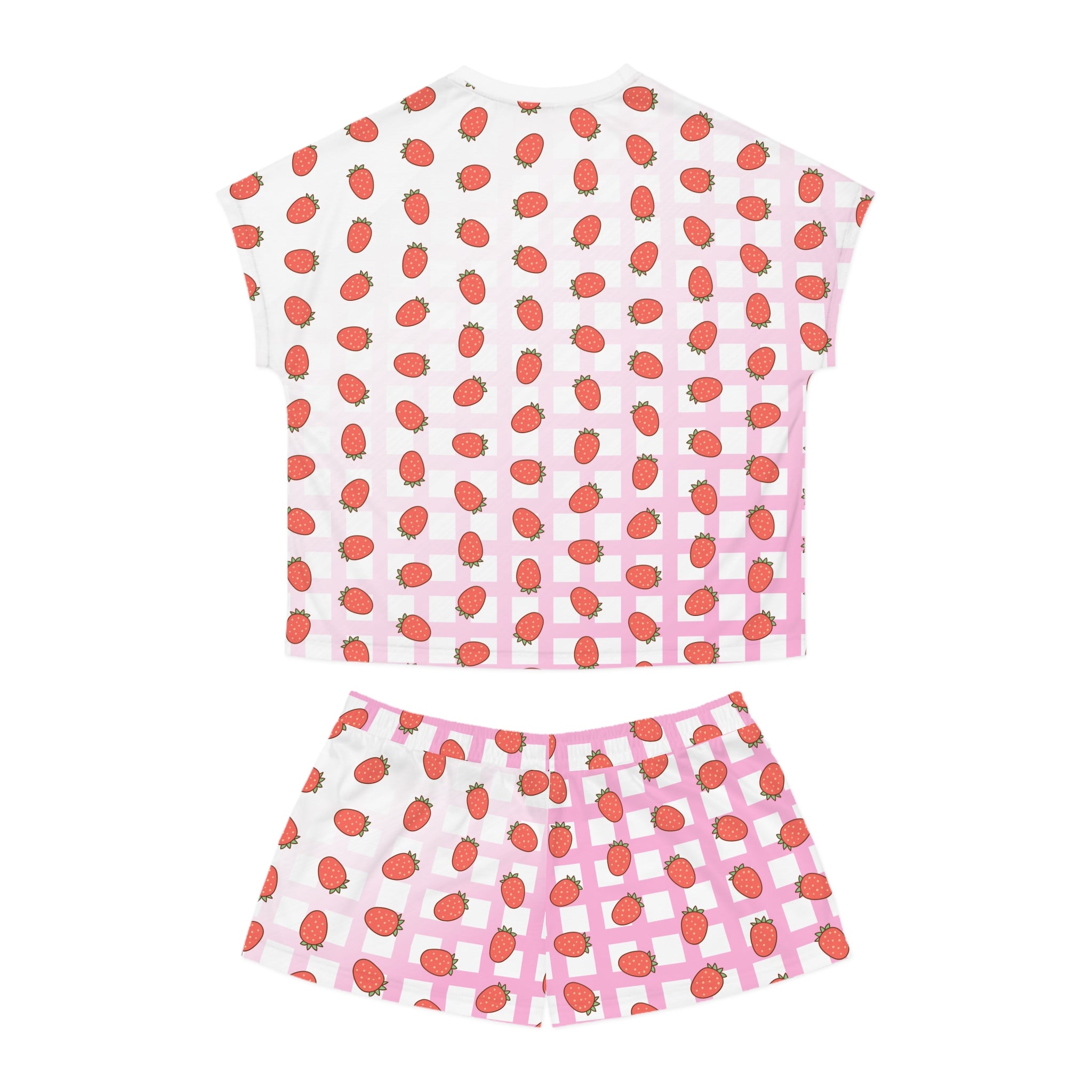 Berry Sweet Pajama Set - Women's Sleepwear - Cute Pajama Set - Fruit Patterned Sleepwear