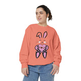 Rabbit With I Love You Heart Sweatshirt, Valentine's Day Gift, Unisex Jumper, Bunny Lover Pullover, Cozy Winter Apparel, Cute Animal