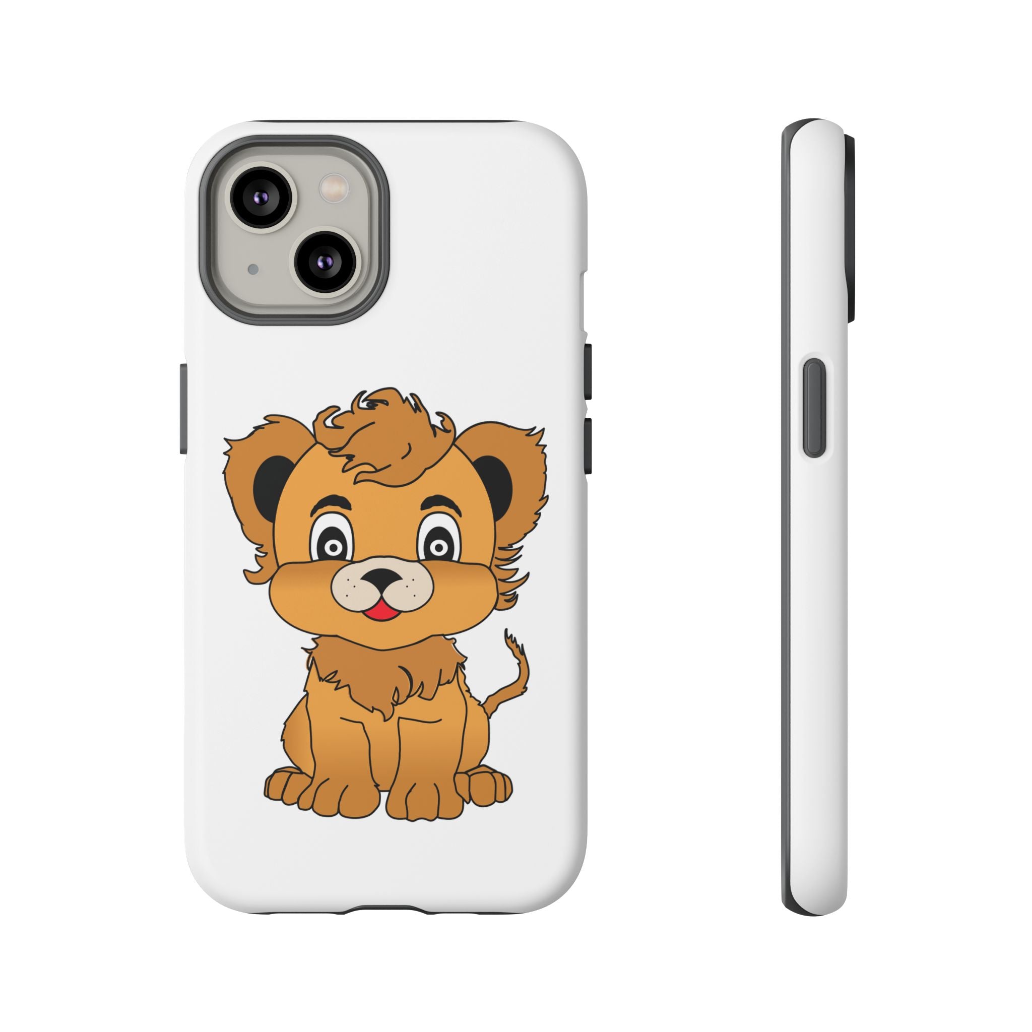 Cute Lion Tough Cases, Lion Phone Cases, Animal Print Phone Cover, Protective Case, Safari Theme Accessories