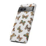 Butterflies Tough Cases, Phone Case, Protective Cover, Butterfly Pattern, Gift for Her, Unique Phone Accessory