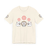 Cute Animal Tee - Hedgehog & Hamster Shirt - Happy Critter Top