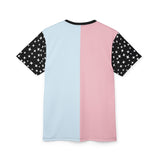 Pastel Skeleton Unisex Tee - Star Sleeves Halloween Costume Shirt