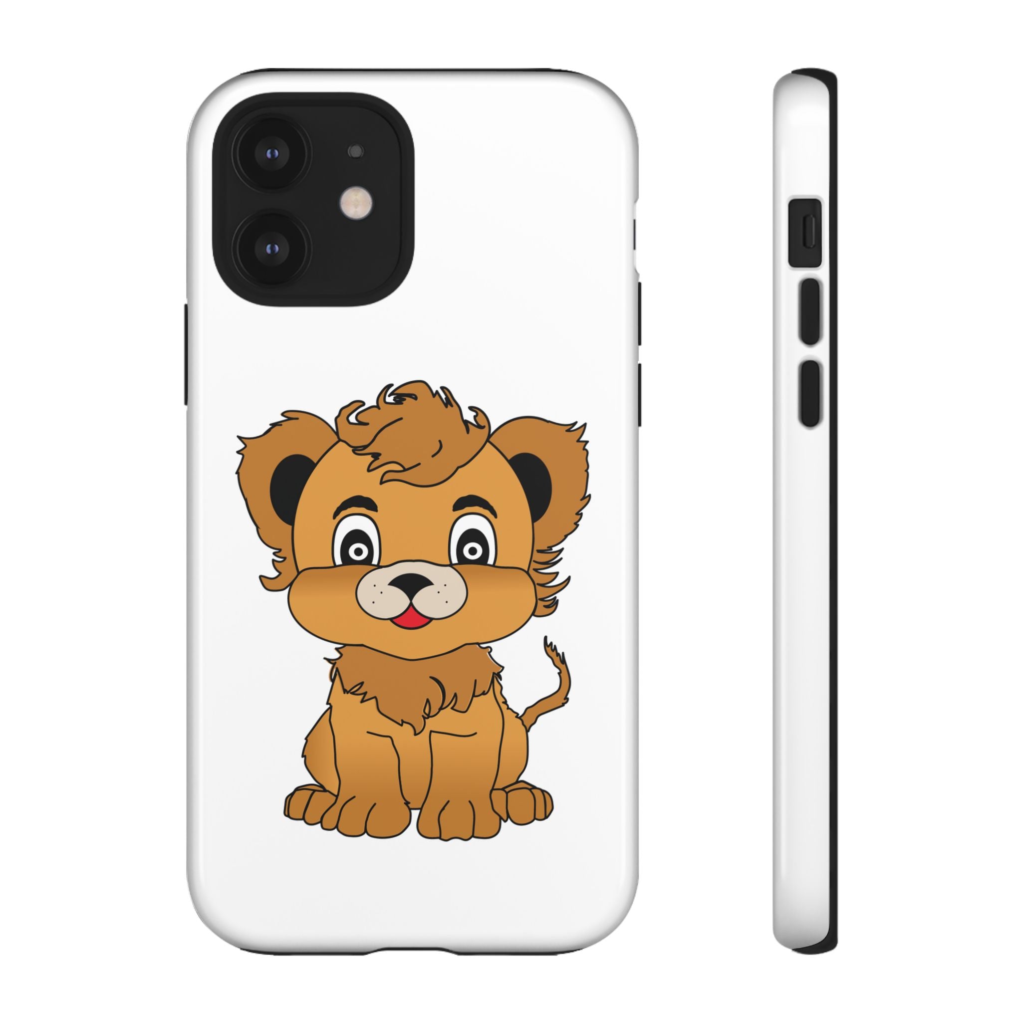 Cute Lion Tough Cases, Lion Phone Cases, Animal Print Phone Cover, Protective Case, Safari Theme Accessories