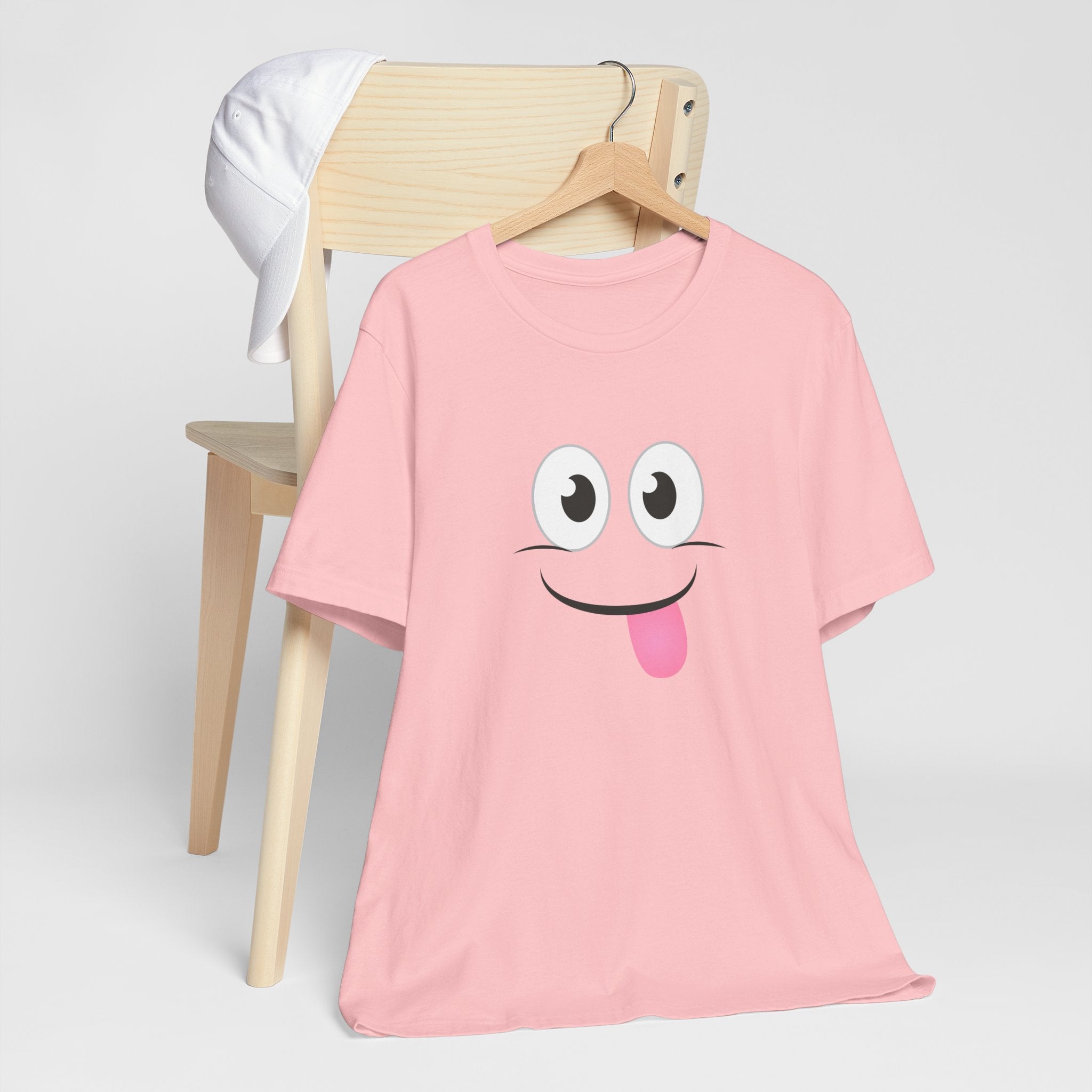 Yum Smile T-Shirt, Cute Graphic Tee, Food Lover Gift, Unisex Top, Funny Saying Shirt, Short Sleeve Tee
