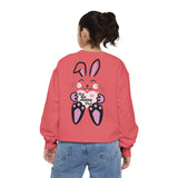 Kawaii Rabbit Face Unisex Sweatshirt, Self Love Club, Cute Jumper, Pastel Bunny Shirt, Cozy Pullover, Gift for Rabbit Lovers