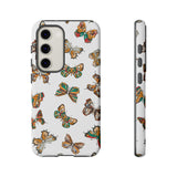 Butterflies Tough Cases, Phone Case, Protective Cover, Butterfly Pattern, Gift for Her, Unique Phone Accessory