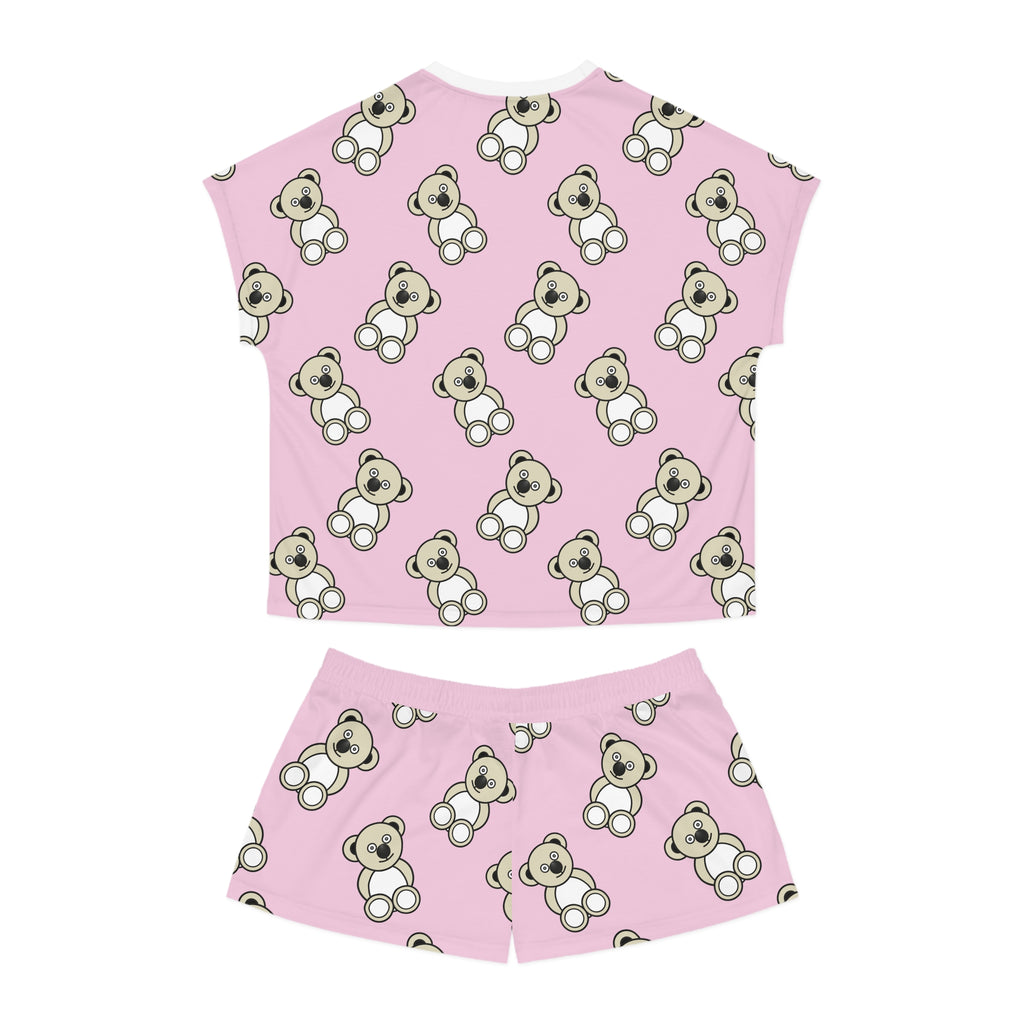 Cute Bears Pajama Set, Women's Sleepwear, Short PJ Set, Matching Pajamas, Lounge Set