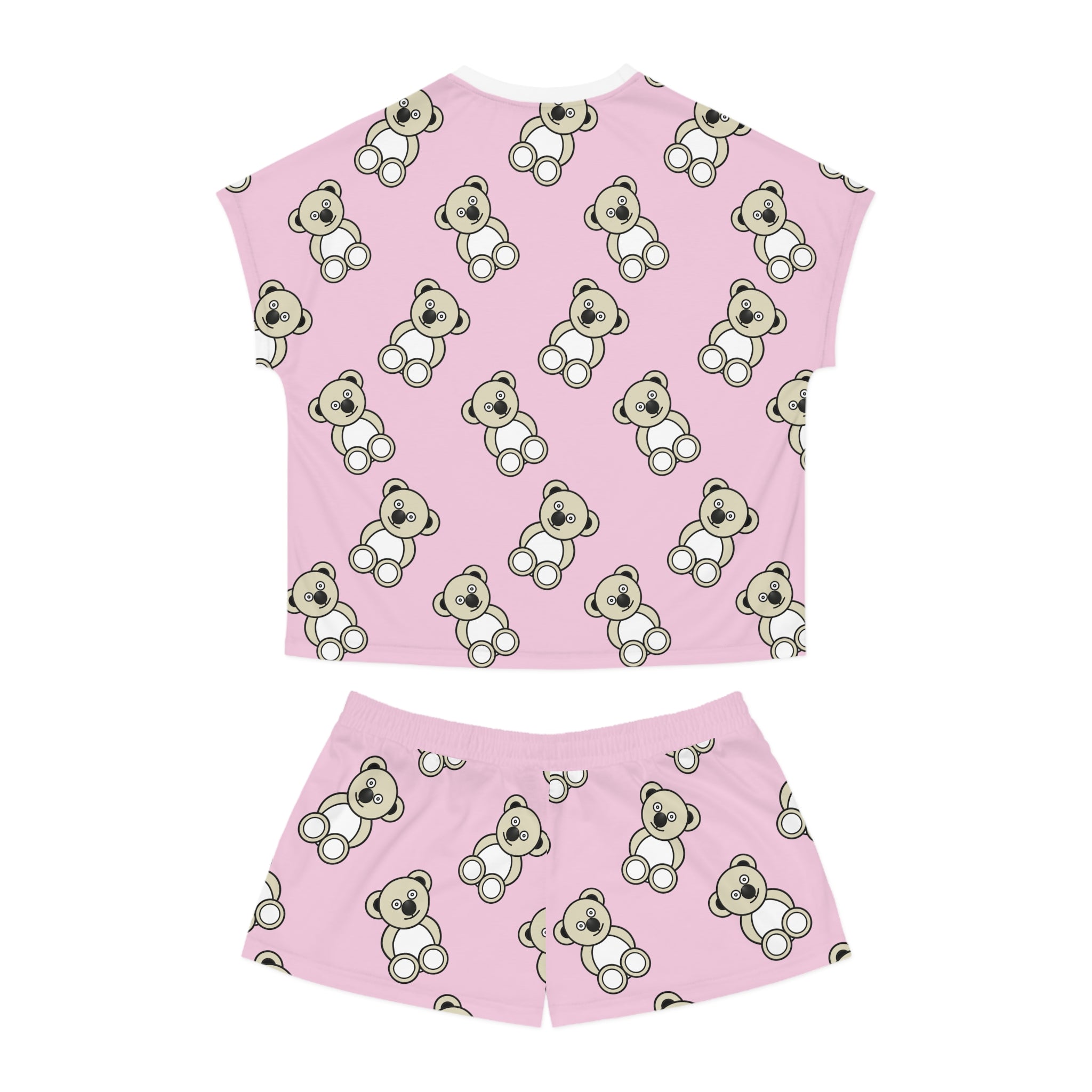 Cute Bears Pajama Set, Women's Sleepwear, Short PJ Set, Matching Pajamas, Lounge Set