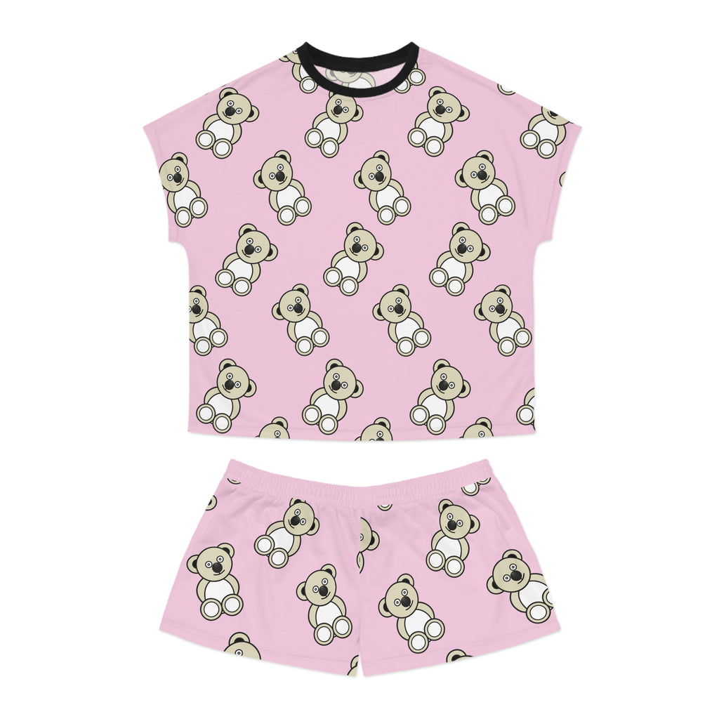 Cute Bears Pajama Set, Women's Sleepwear, Short PJ Set, Matching Pajamas, Lounge Set