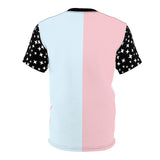 Pastel Skeleton Unisex Tee - Star Sleeves Halloween Costume Shirt