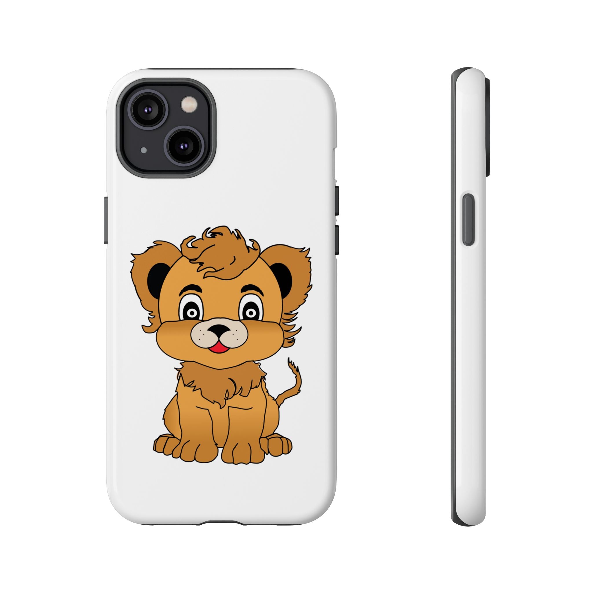 Cute Lion Tough Cases, Lion Phone Cases, Animal Print Phone Cover, Protective Case, Safari Theme Accessories