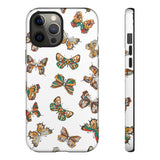 Butterflies Tough Cases, Phone Case, Protective Cover, Butterfly Pattern, Gift for Her, Unique Phone Accessory