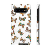 Butterflies Tough Cases, Phone Case, Protective Cover, Butterfly Pattern, Gift for Her, Unique Phone Accessory