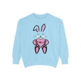 Rabbit With I Love You Heart Sweatshirt, Valentine's Day Gift, Unisex Jumper, Bunny Lover Pullover, Cozy Winter Apparel, Cute Animal