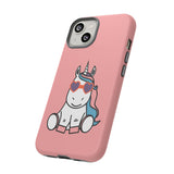 Kawaii Unicorn Tough Cases for iPhone Galaxy and Google Pixel