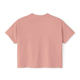 Kawaii Hedgehog Boxy Tee - Women's Graphic T-Shirt