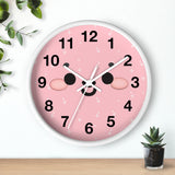 Kawaii Face Wall Clock, Cute Clock, Adorable Timepiece, Cartoon Clock, Fun Home Decor, Unique Gift