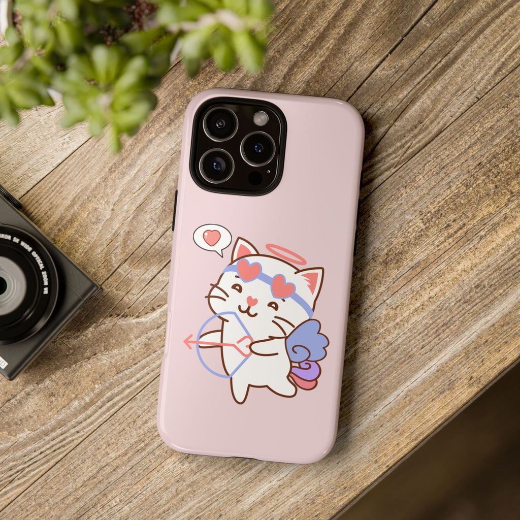 Phone Cases Cute Cupido Cat Valentine's Day Gift