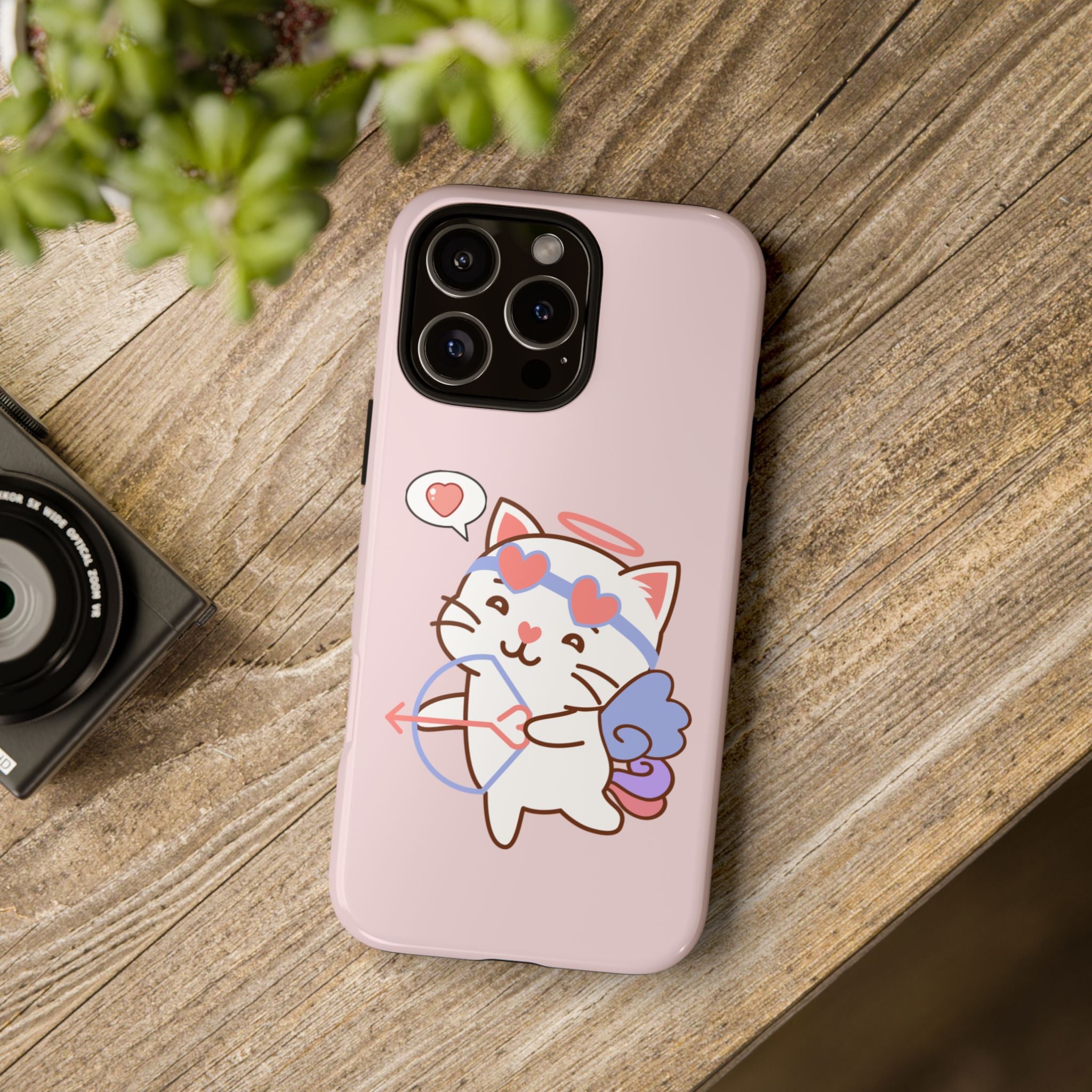 Phone Cases Cute Cupido Cat Valentine's Day Gift