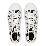 Kawaii Pandas High Tops, Cute Panda Shoes, Women's Fashion Sneakers, Animal Lover Gift, Fun Panda Design Footwear