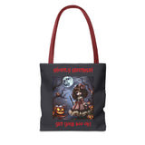 Halloween Doll With a Mix of Scary and Sweet Tote Bag