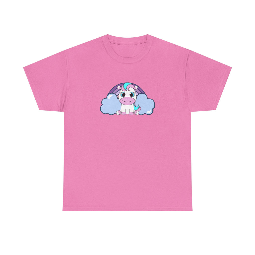 Kawaii Pony T-Shirt - Cute Horse Graphic Tee, Animal Lover Gift - Pastel Colors Shirt