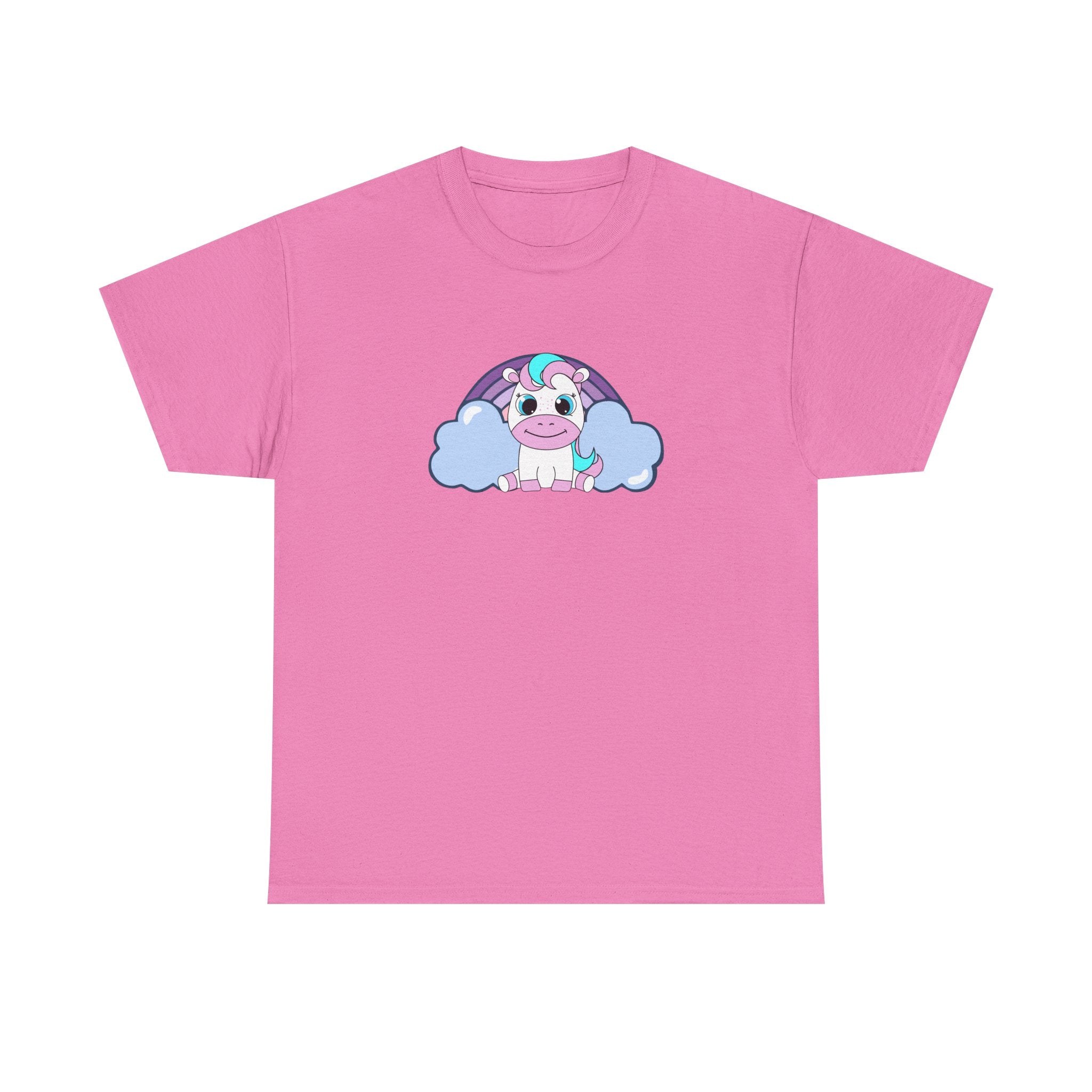Kawaii Pony T-Shirt - Cute Horse Graphic Tee, Animal Lover Gift - Pastel Colors Shirt