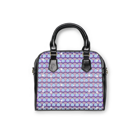 Pastel Rainbow Fantasy Shoulder Bag - Colorful Crossbody Handbag - Women's Fashion Tote