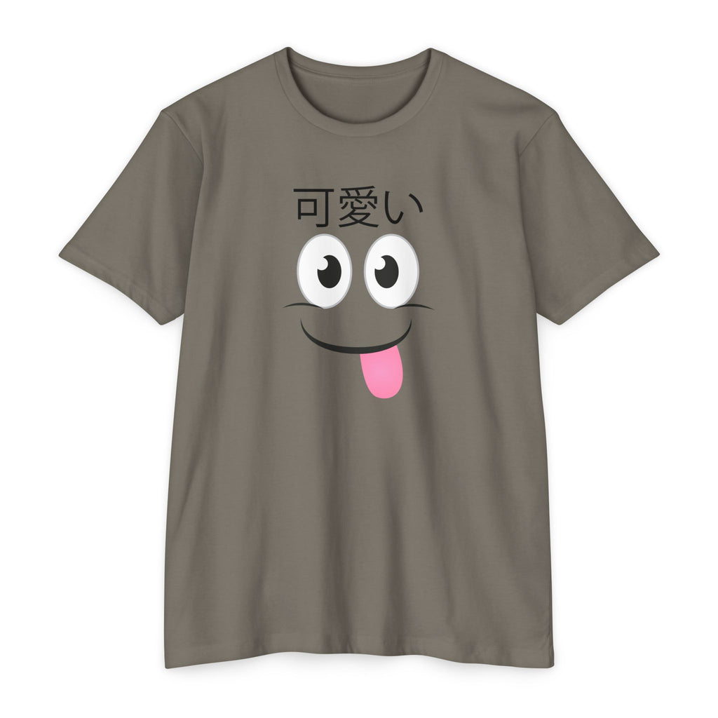 Kawaii Yum Smile T-Shirt, Cute Funny Tee, Happy Unisex Shirt, Adorable Top, Soft Cotton Blend Apparel