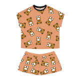 Cute Bears Women's Short Pajama Set