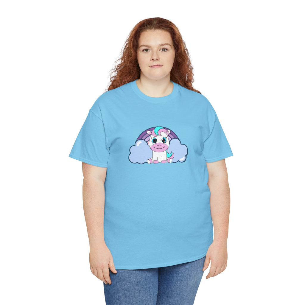 Kawaii Pony T-Shirt - Cute Horse Graphic Tee, Animal Lover Gift - Pastel Colors Shirt