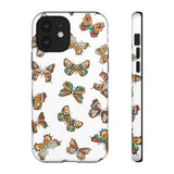 Butterflies Tough Cases, Phone Case, Protective Cover, Butterfly Pattern, Gift for Her, Unique Phone Accessory