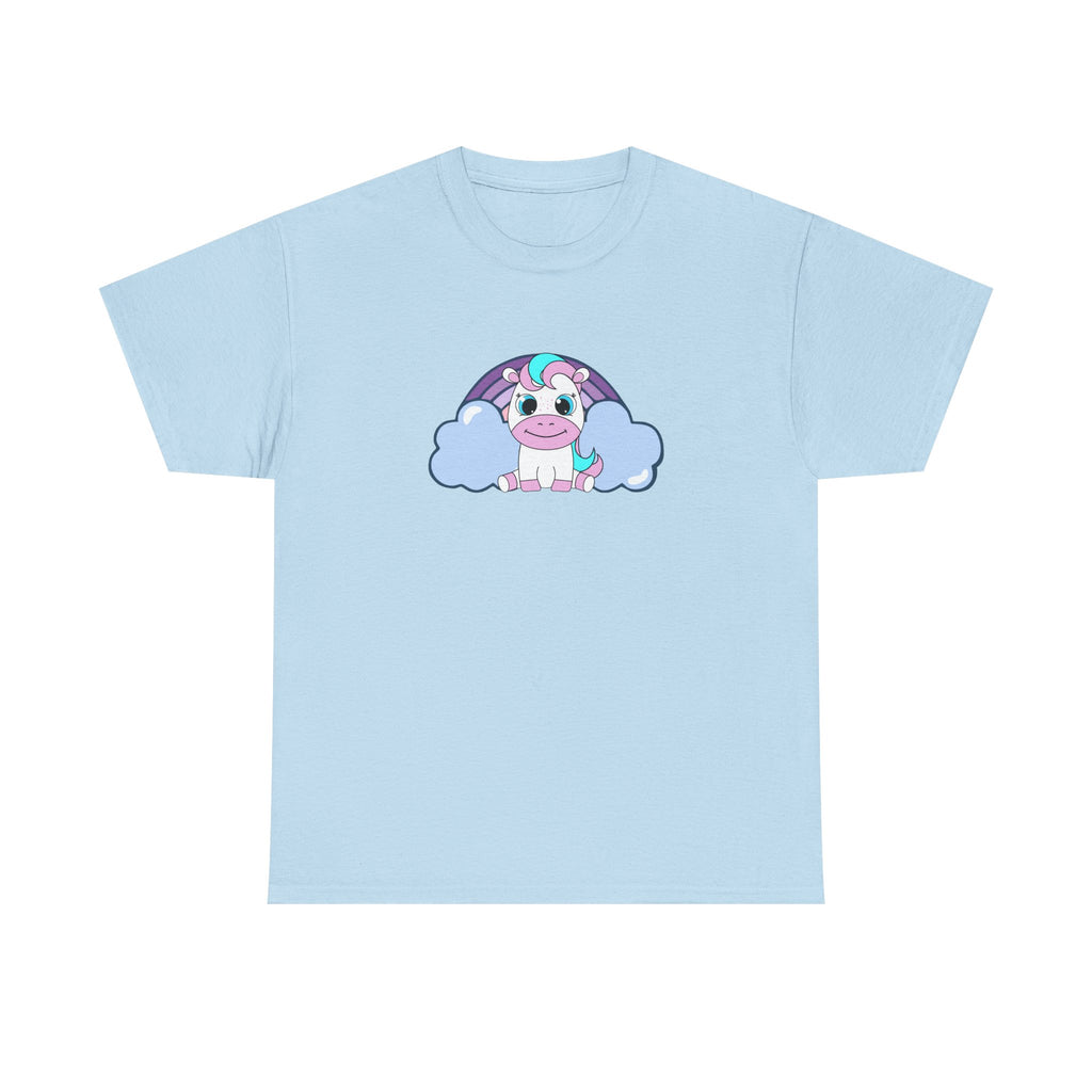 Kawaii Pony T-Shirt - Cute Horse Graphic Tee, Animal Lover Gift - Pastel Colors Shirt