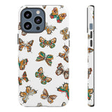 Butterflies Tough Cases, Phone Case, Protective Cover, Butterfly Pattern, Gift for Her, Unique Phone Accessory