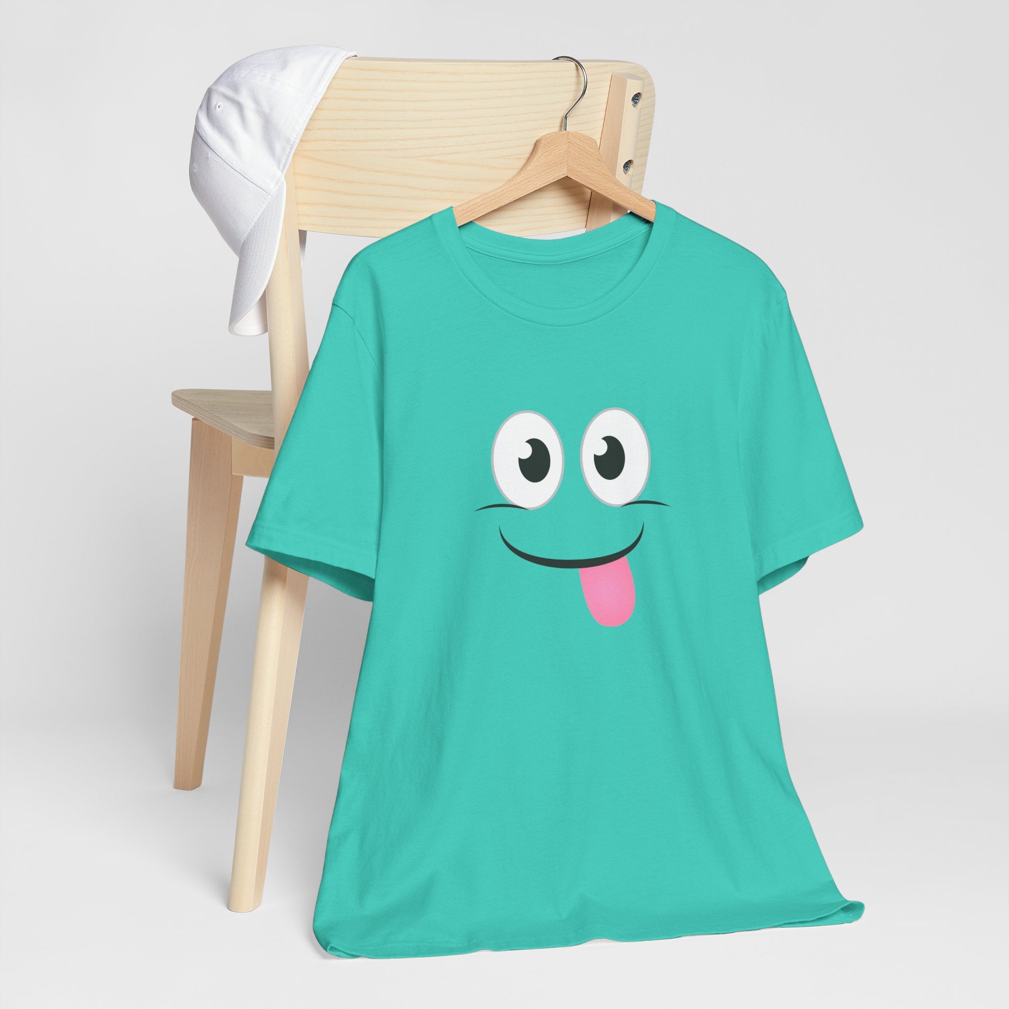 Yum Smile T-Shirt, Cute Graphic Tee, Food Lover Gift, Unisex Top, Funny Saying Shirt, Short Sleeve Tee