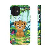 Cute Lion in the Jungle Tough Cases