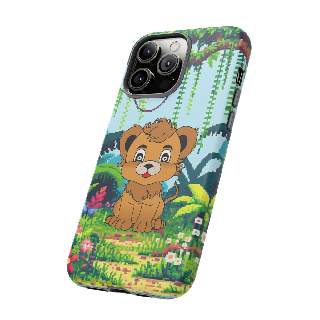 Cute Lion in the Jungle Tough Cases