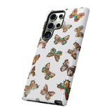 Butterflies Tough Cases, Phone Case, Protective Cover, Butterfly Pattern, Gift for Her, Unique Phone Accessory