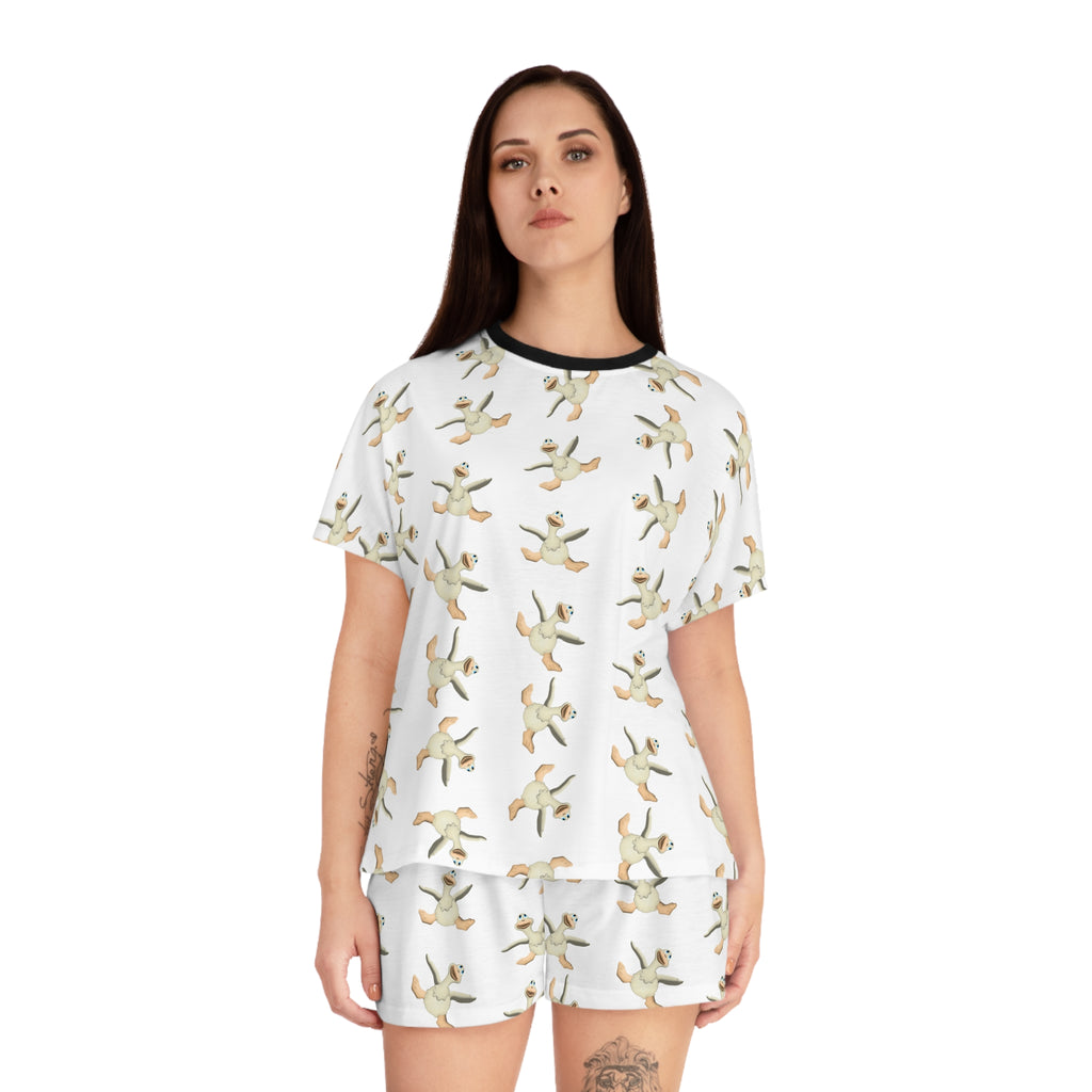 Kawaii Duck Pajama Set - Women's Pajamas - Cute Lounge Wear - Duck Print Sleepwear