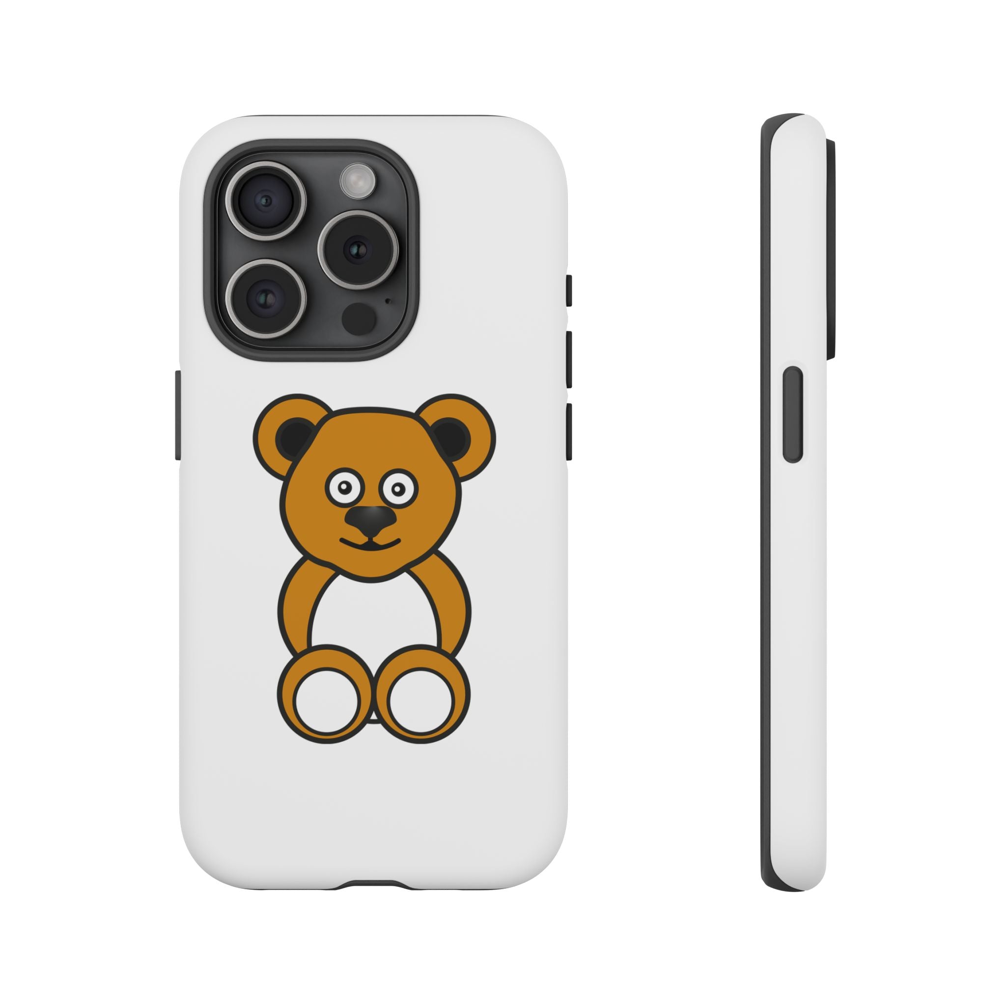 White Cute Ochre Bear Tough Cases