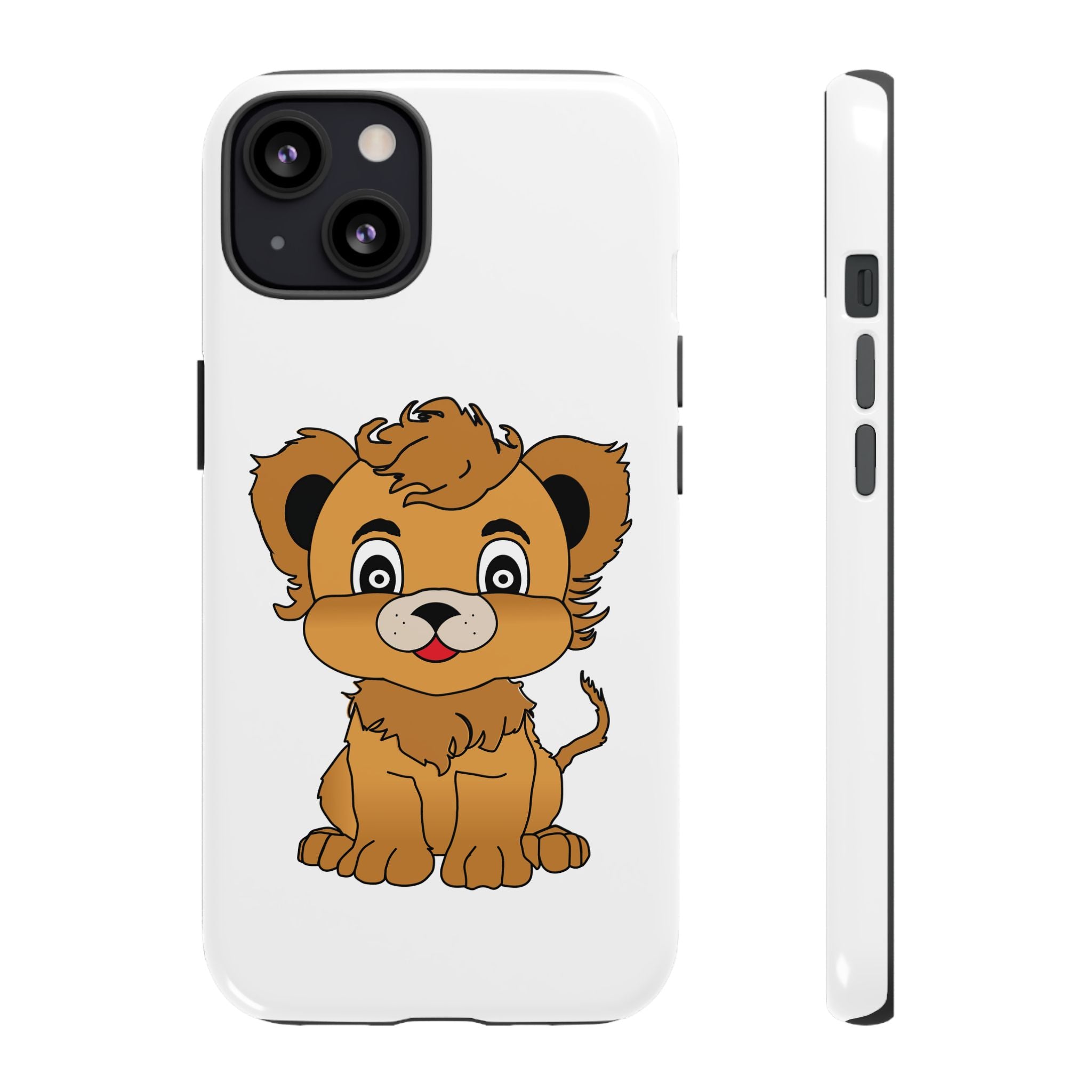 Cute Lion Tough Cases, Lion Phone Cases, Animal Print Phone Cover, Protective Case, Safari Theme Accessories