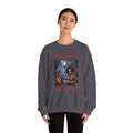 Halloween Doll With a Mix of Scary and Sweet Unisex Heavy Blend™ Crewneck Sweatshirt