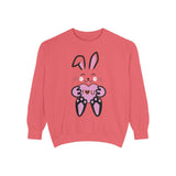 Rabbit With I Love You Heart Sweatshirt, Valentine's Day Gift, Unisex Jumper, Bunny Lover Pullover, Cozy Winter Apparel, Cute Animal