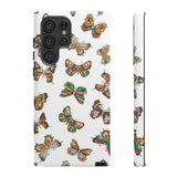 Butterflies Tough Cases, Phone Case, Protective Cover, Butterfly Pattern, Gift for Her, Unique Phone Accessory